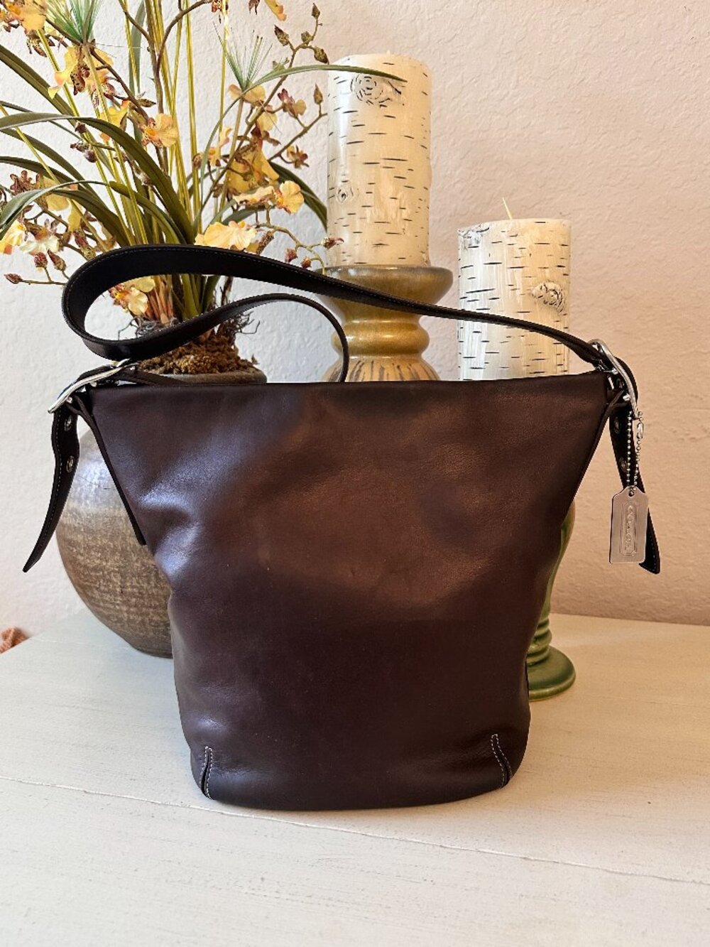 VINTAGE Coach Legacy Soho Hobo bucket bag-EVC